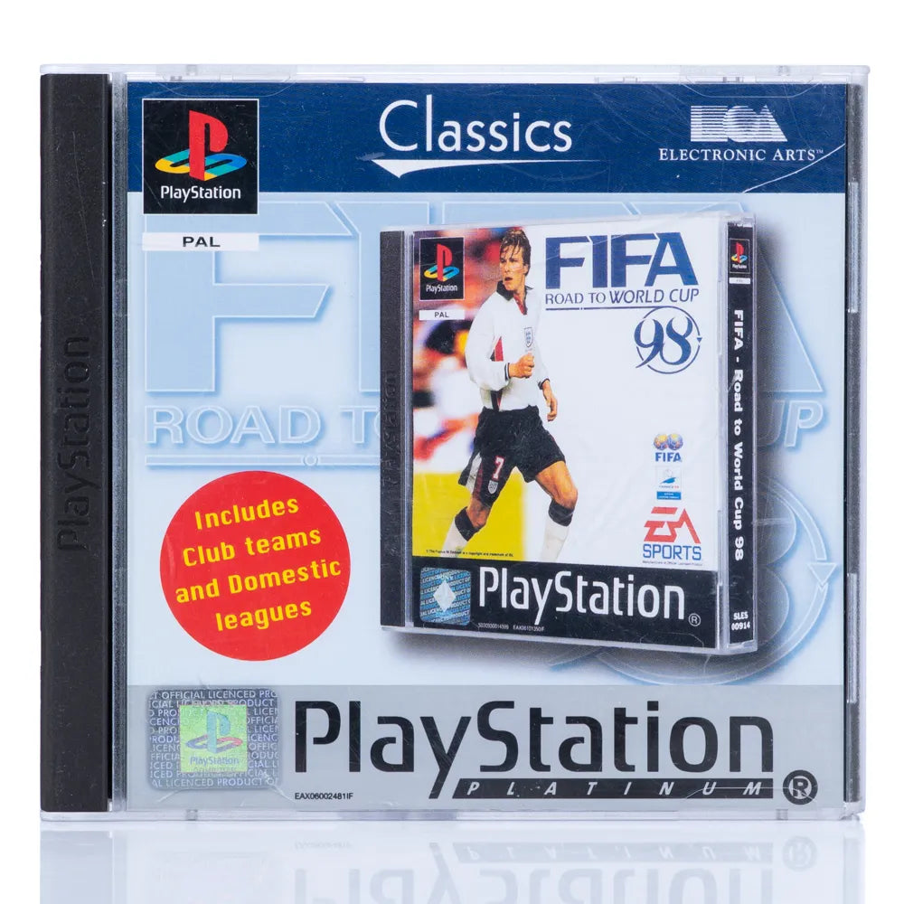 FIFA 98 Road to World Cup - PS1 spill - Retrospillkongen
