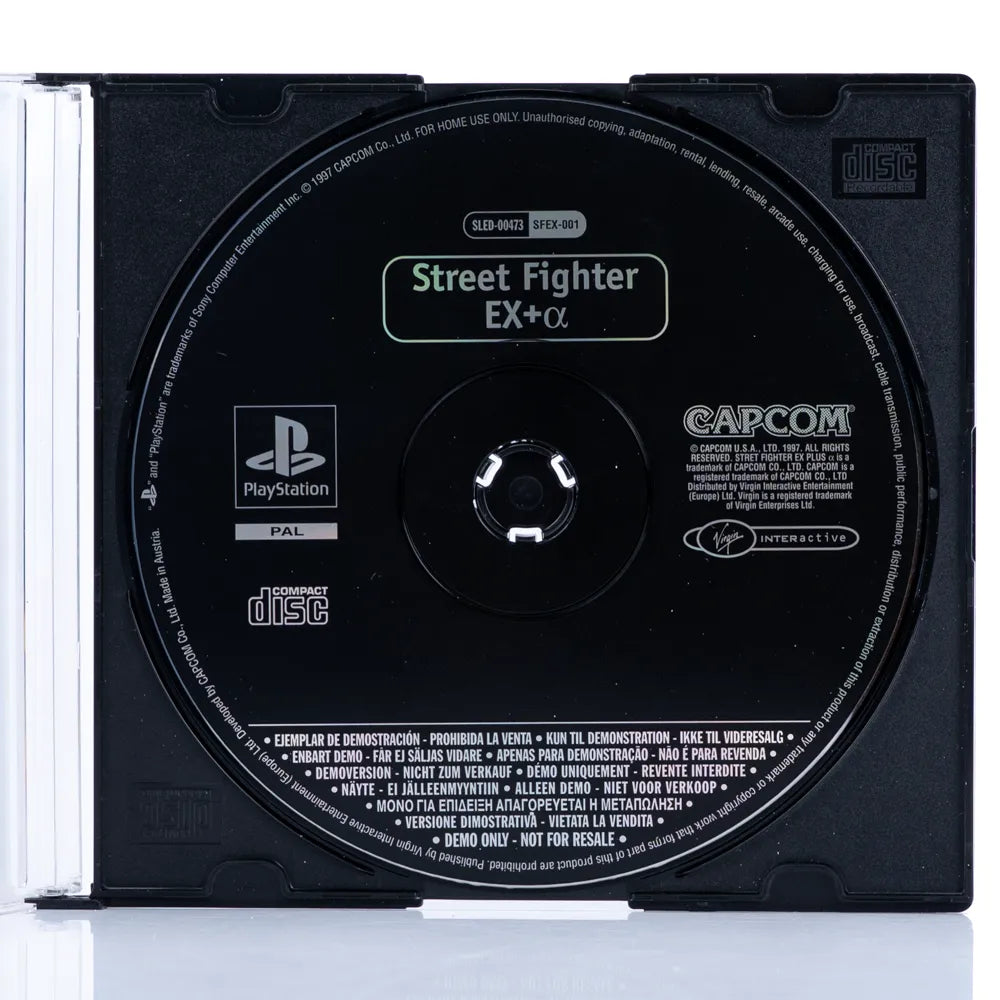 Street Fighter EX Plus α (Promo) - PS1 spill