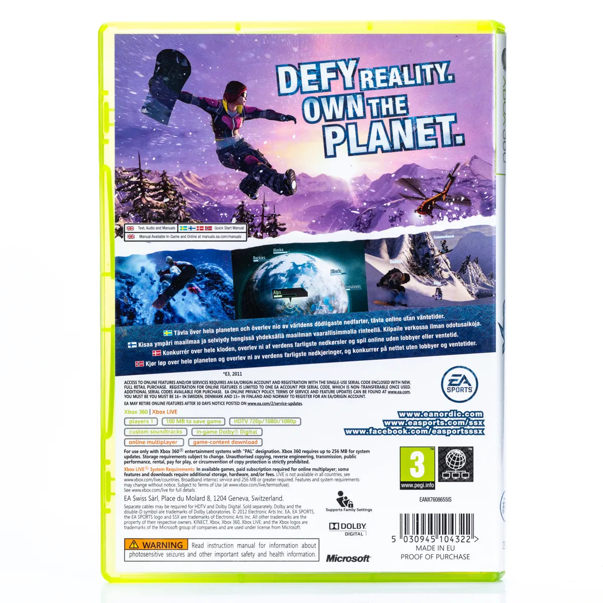 SSX - Xbox 360 spill - Retrospillkongen