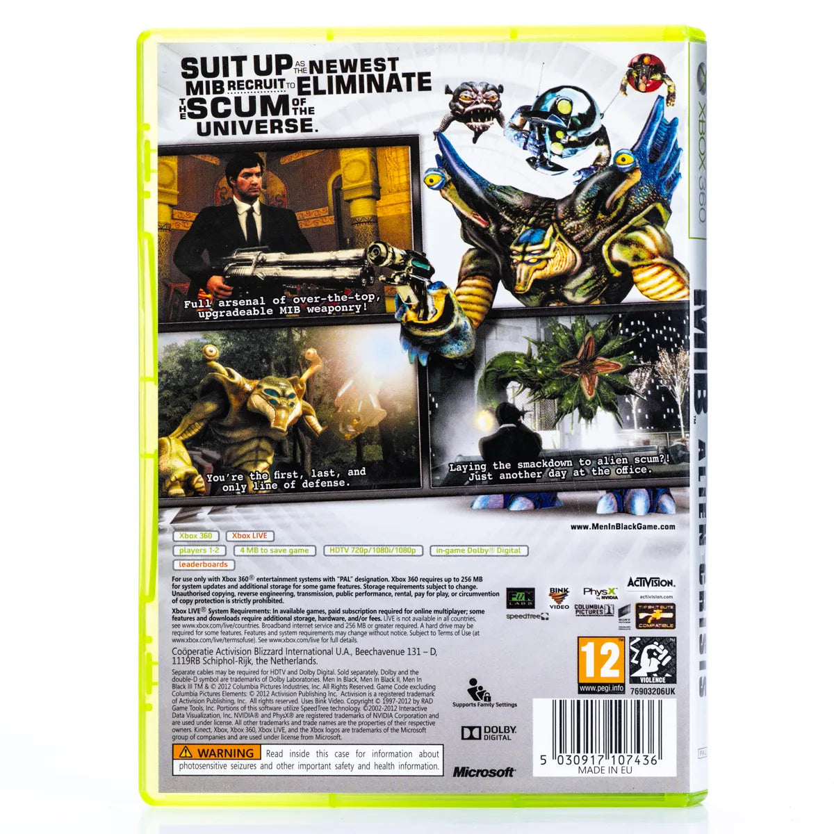 MIB: Alien Crisis - Xbox 360 spill - Retrospillkongen