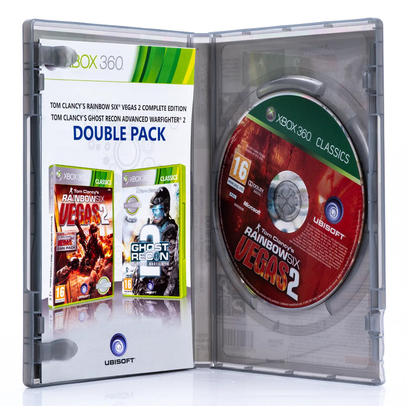 Tom Clancy's Rainbow Six Vegas 2 + Ghost Recon Advanced Warfighter 2 Double Pack - Xbox 360 spill