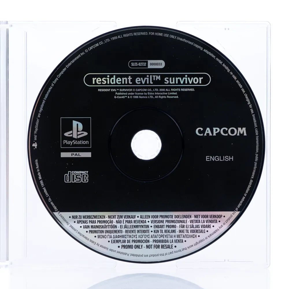 Resident Evil Survivor (Promo) - PS1 spill