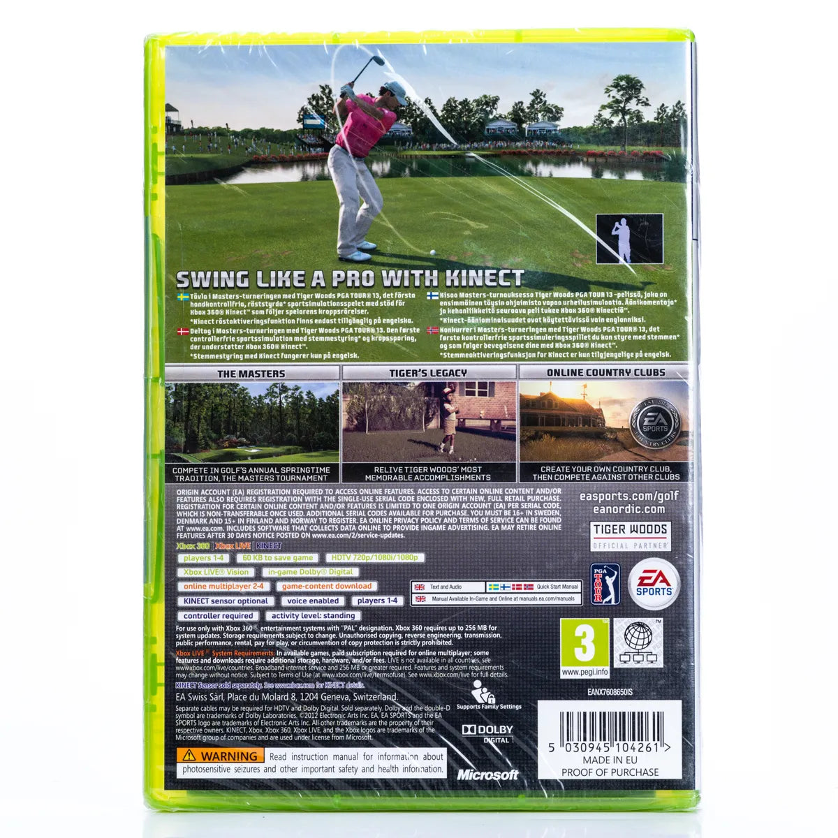 Tiger Woods PGA Tour 13 - Xbox 360 spill (Forseglet) - Retrospillkongen