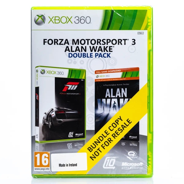 Forza Motorsport 3 & Alan Wake - Bundle Copy - Xbox 360 spill (Forseglet)