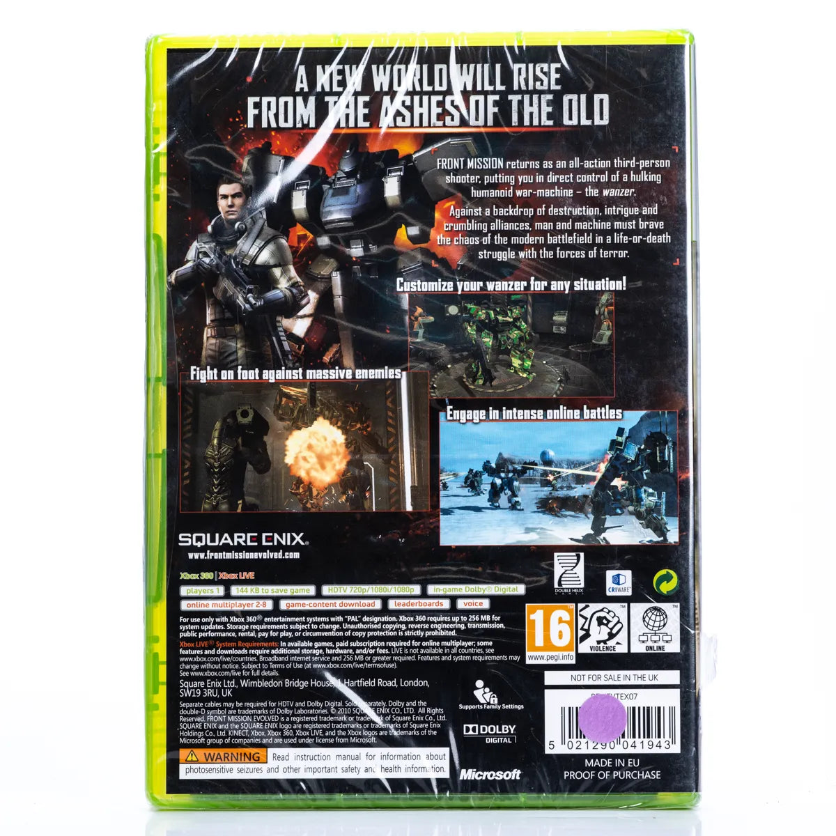 Front Mission Evolved - Xbox 360 spill (Forseglet) - Retrospillkongen