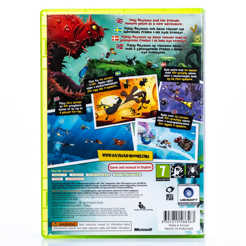 Rayman Origins - Xbox 360 spill