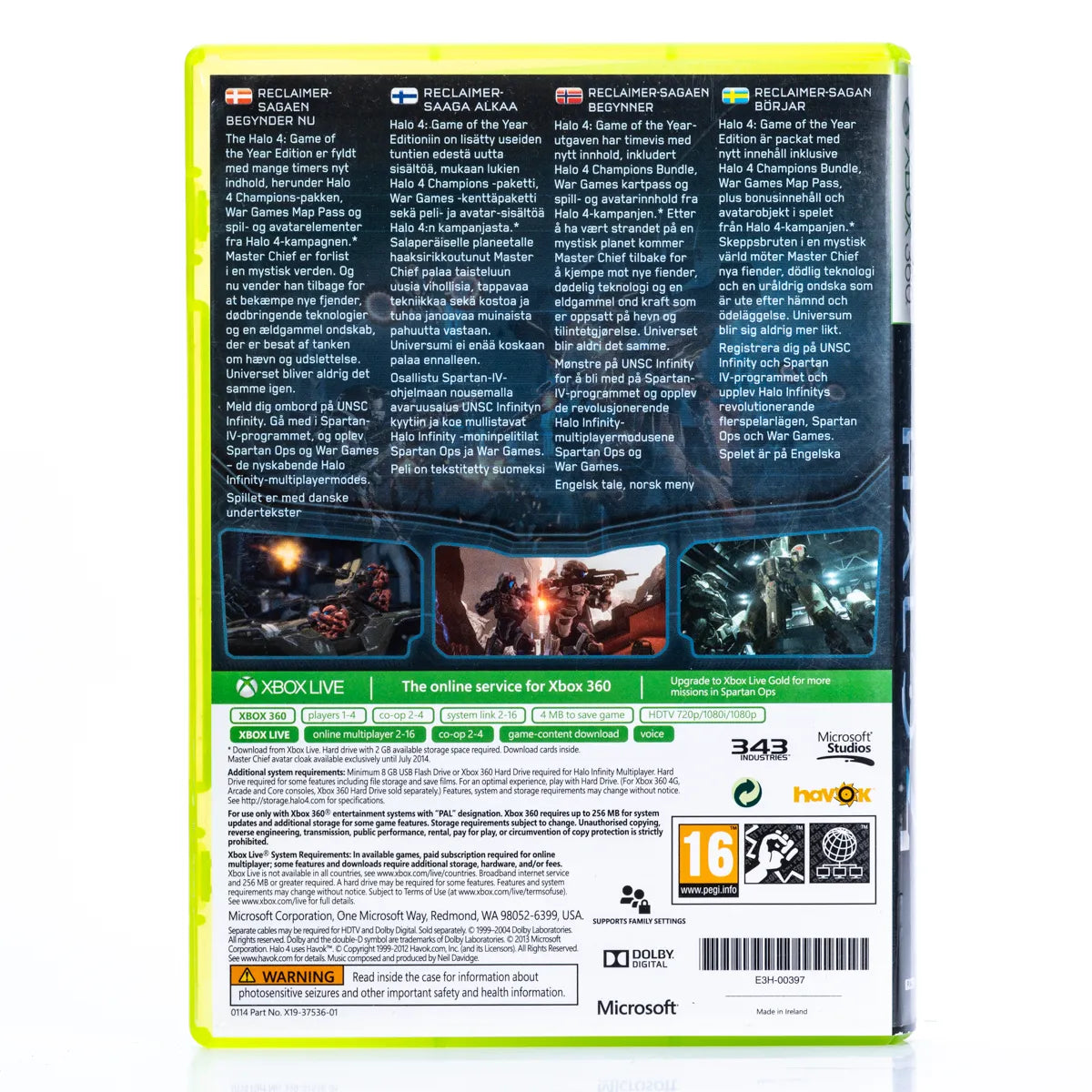 Halo 4 - Game of the Year edition - Xbox 360 spill - Retrospillkongen