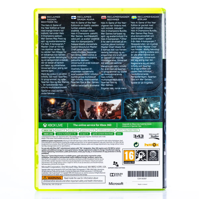 Halo 4 - Game of the Year edition - Xbox 360 spill