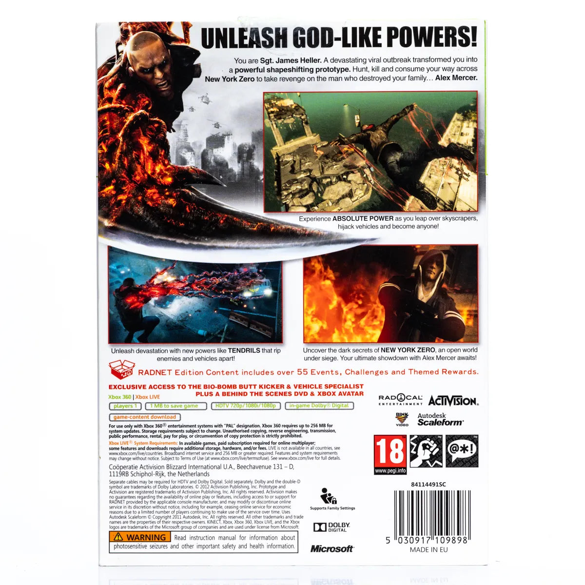 Prototype 2 - Xbox 360 spill - Retrospillkongen