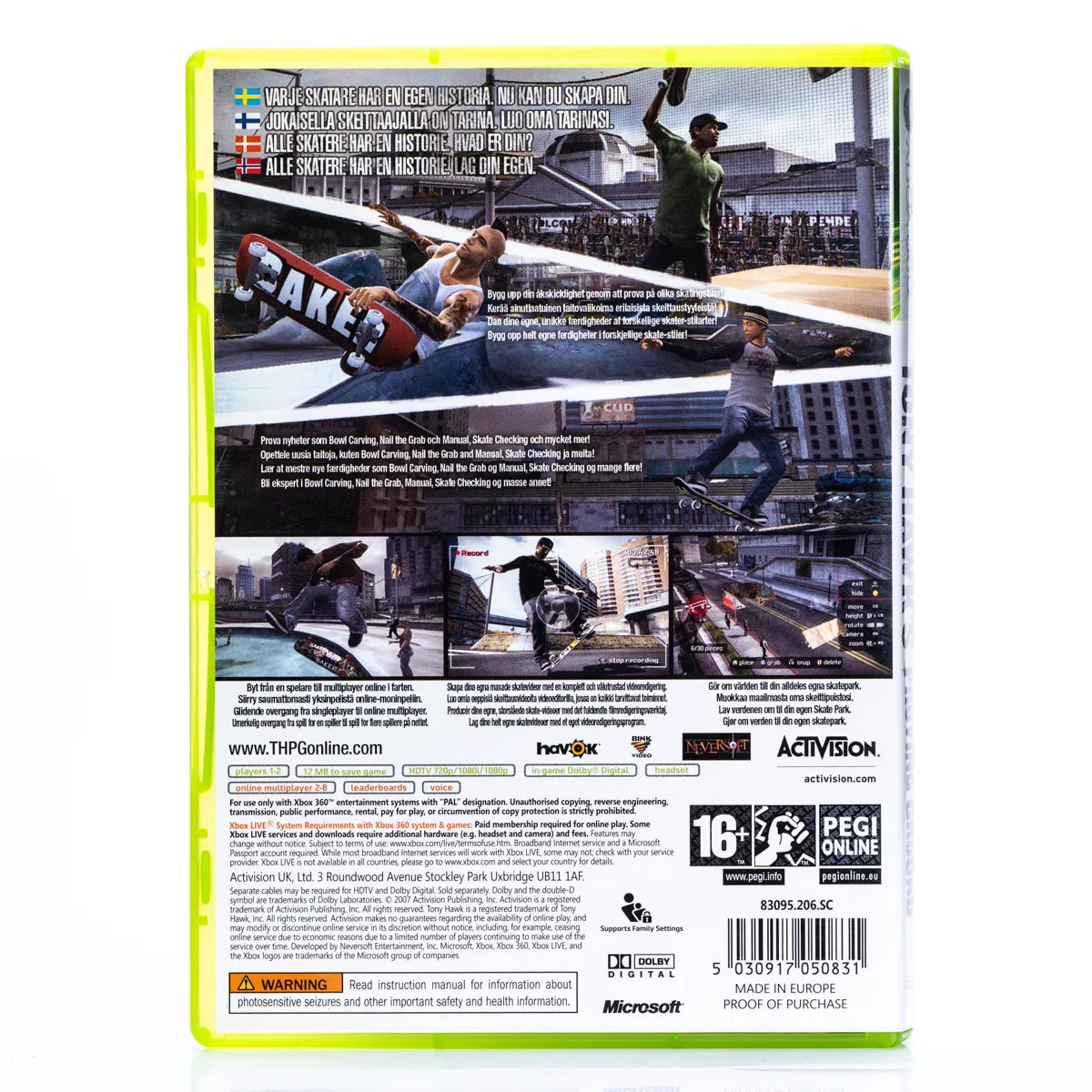 Tony Hawk´s Proving Ground - Xbox 360 spill - Retrospillkongen