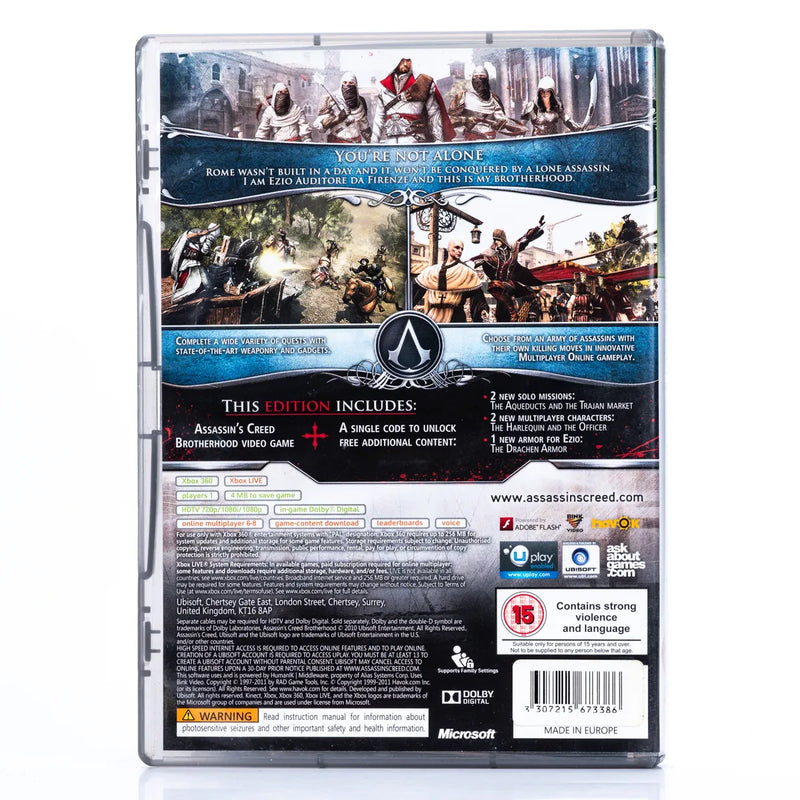 Assassin's Creed Brotherhood - Xbox 360 spill