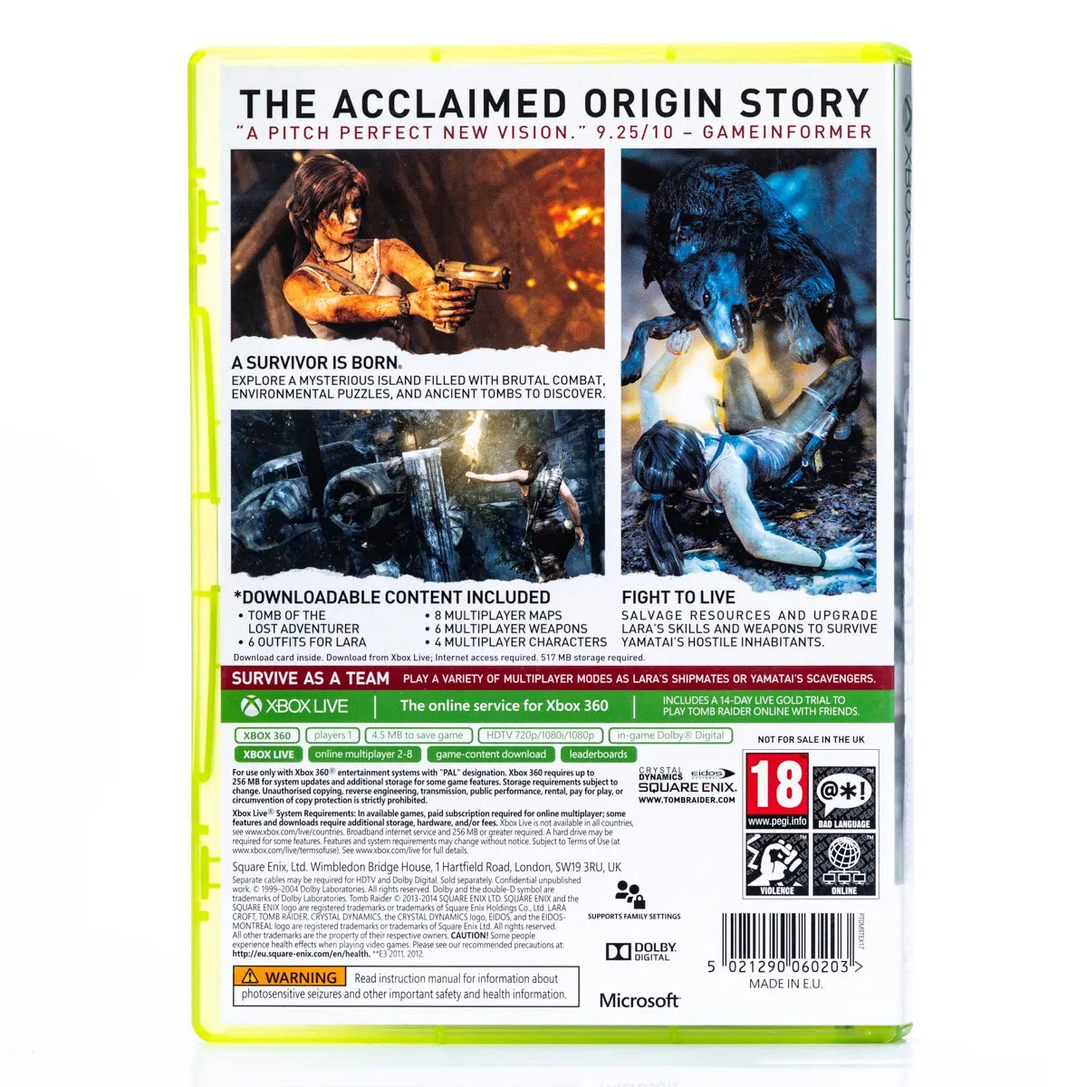 Tomb Raider: Game of the Year Edition - Xbox 360 spill - Retrospillkongen