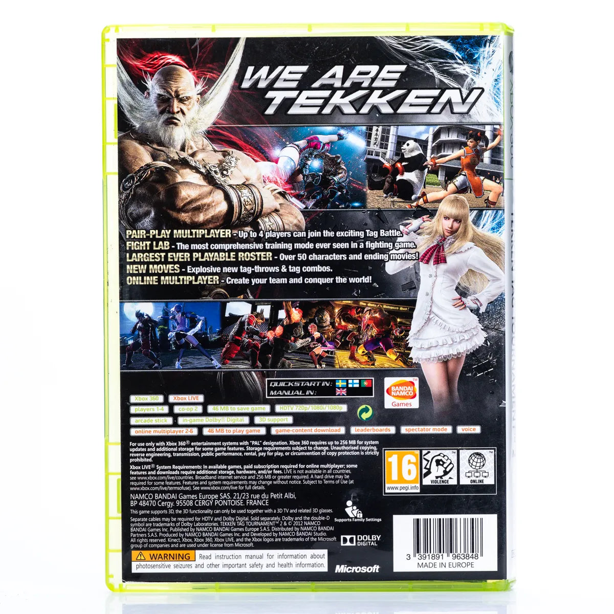 Tekken Tag Tournament 2 - Xbox 360 spill - Retrospillkongen