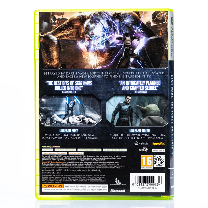 Star Wars: The Force Unleashed II - Xbox 360 spill
