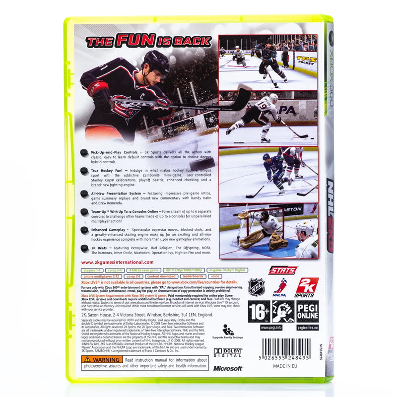 NHL 2K9 - Xbox 360 spill