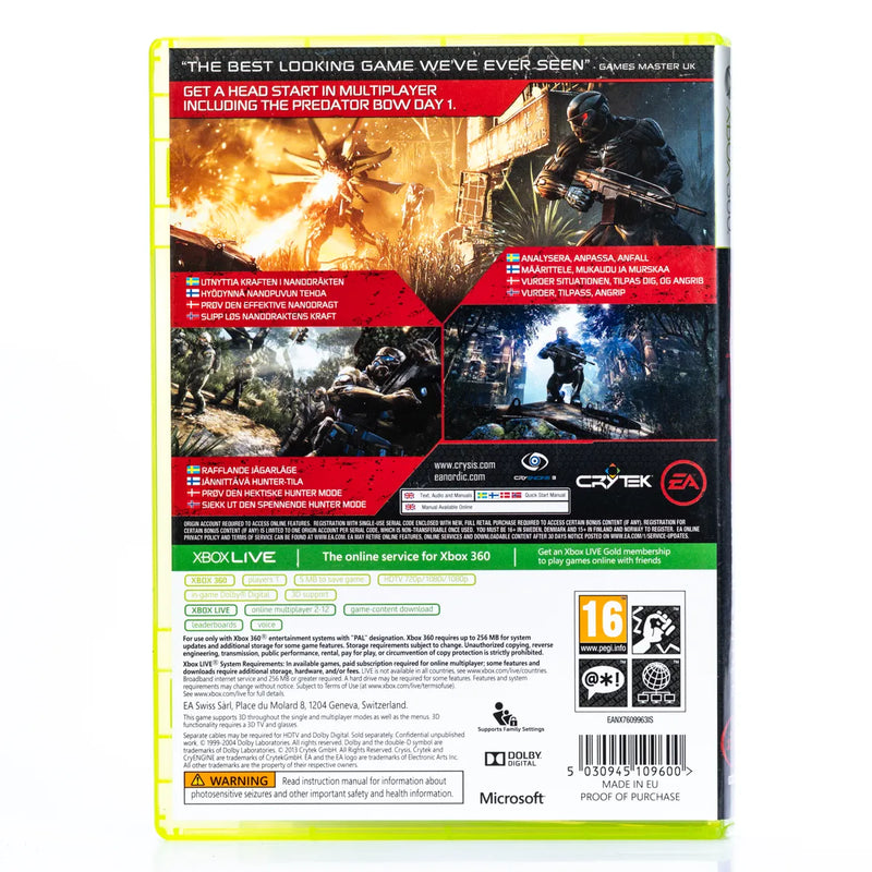 Crysis 3 - Xbox 360 spill