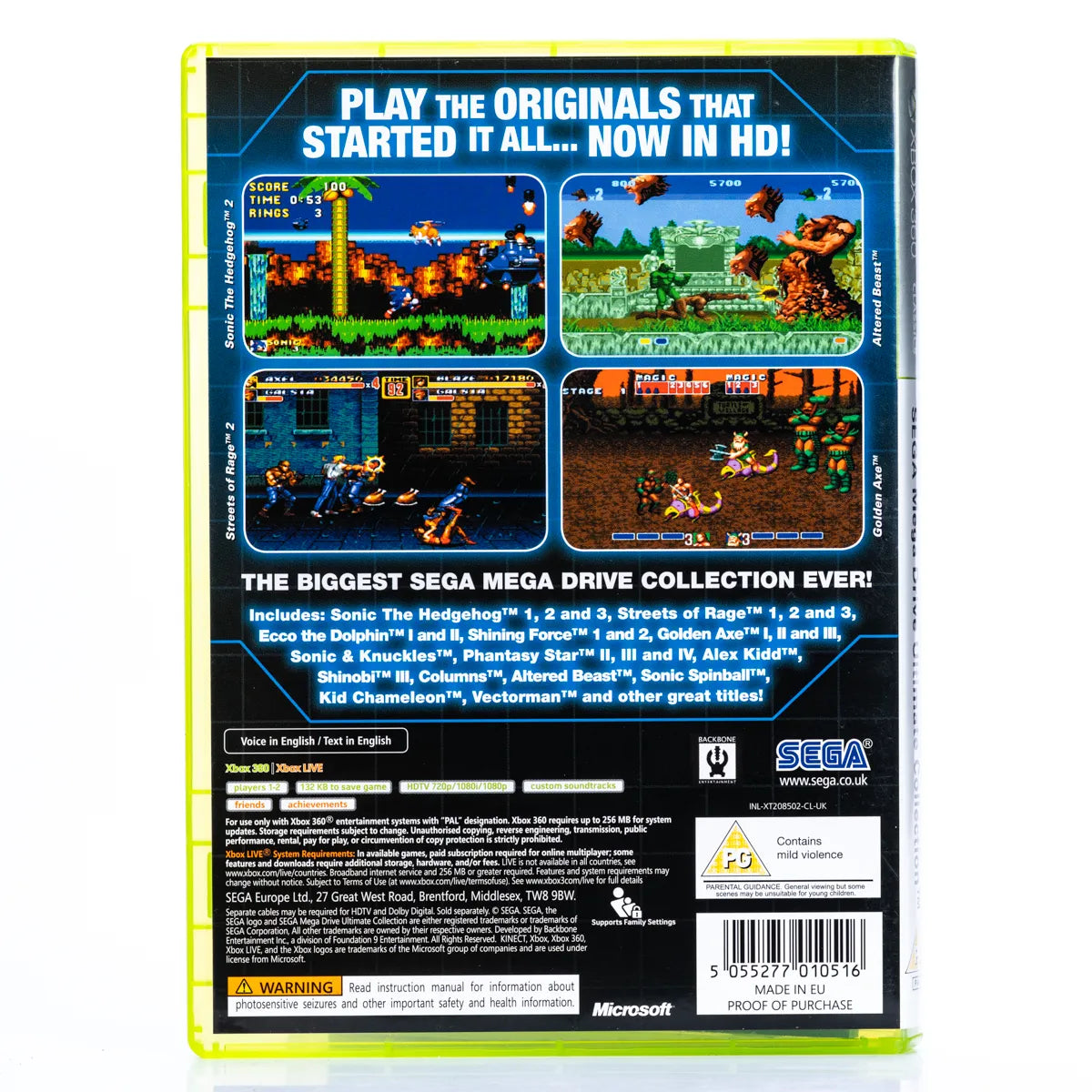 SEGA Mega Drive Ultimate Collection - Xbox 360 spill - Retrospillkongen