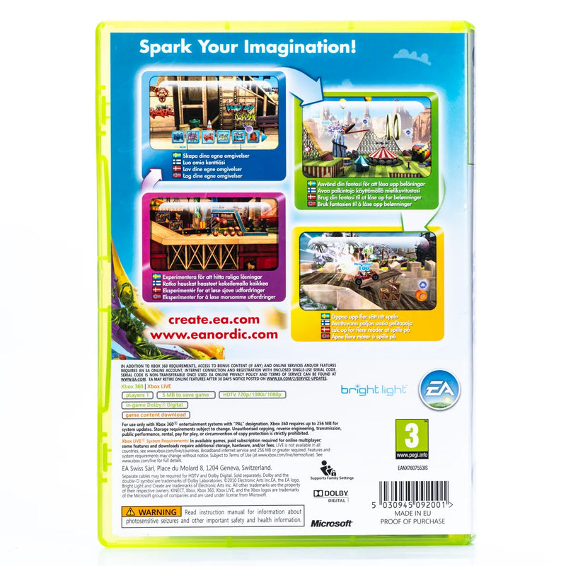 Create - Xbox 360 spill