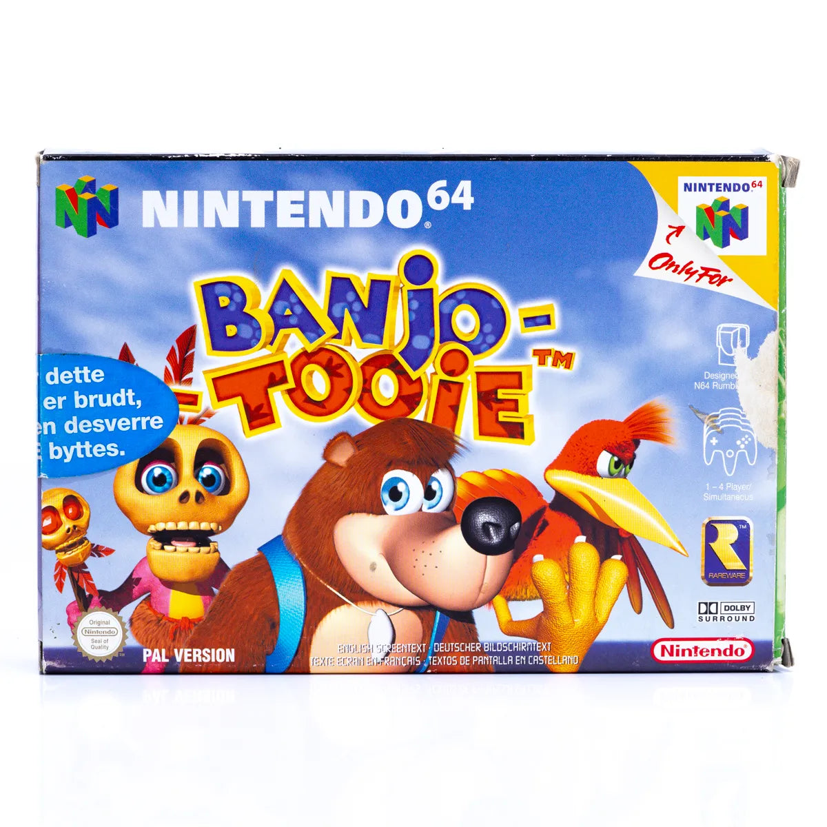 Banjo Tooie - N64 spill (i eske) - Retrospillkongen