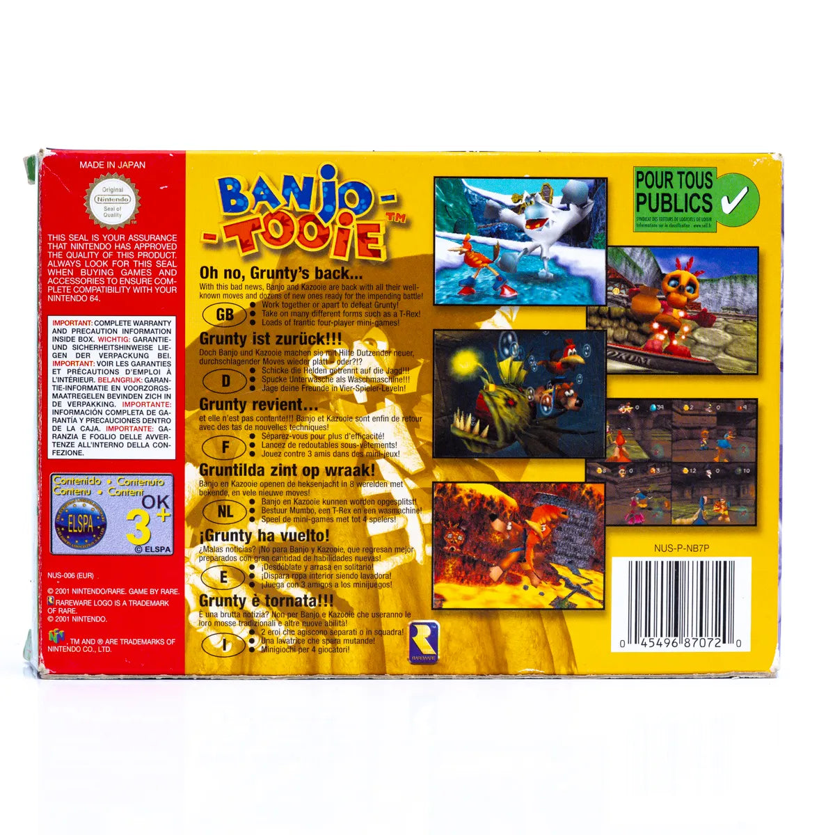 Banjo Tooie - N64 spill (i eske) - Retrospillkongen