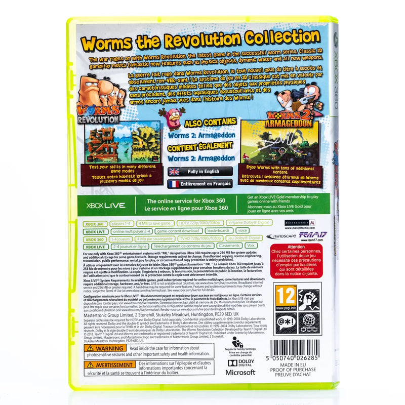 Worms: The Revolution Collection - Xbox 360 spill