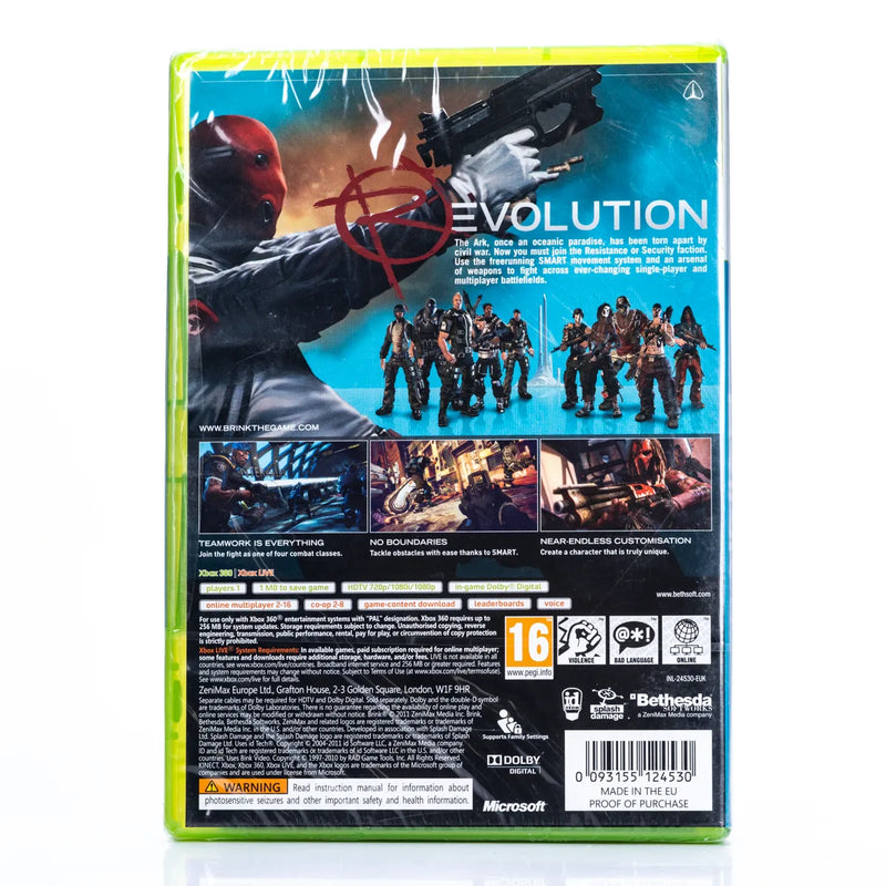 Brink - Xbox 360 spill (Forseglet)