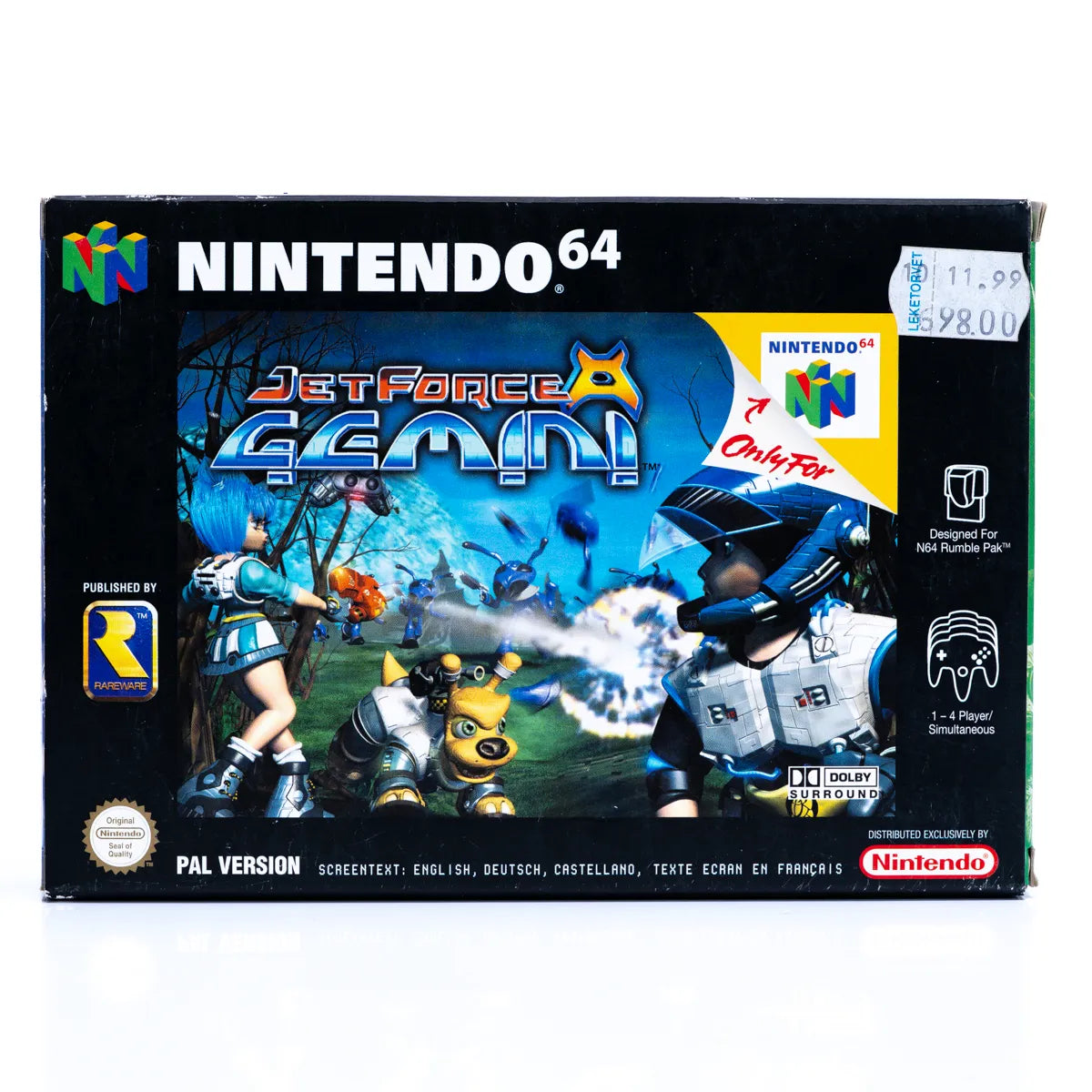 Jet Force Gemini - N64 spill (I Eske) - Retrospillkongen