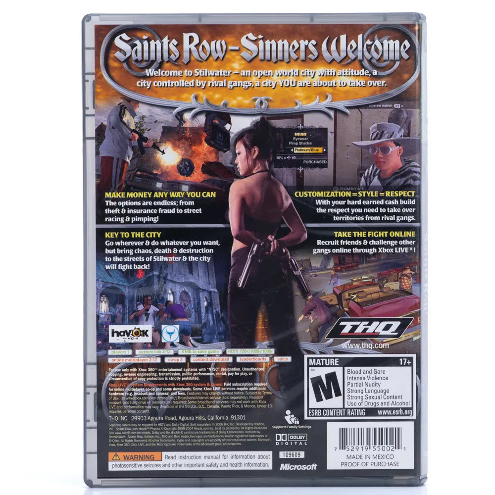Saints Row - Xbox 360 spill - Retrospillkongen