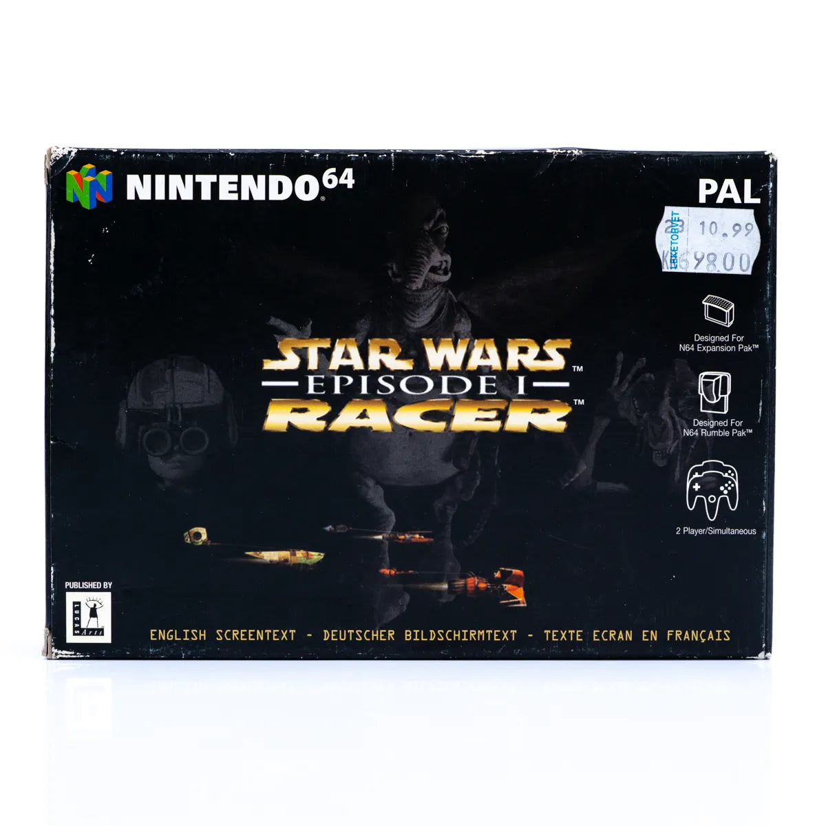 Star Wars Episode 1 Racer - N64 spill (i eske) - Retrospillkongen