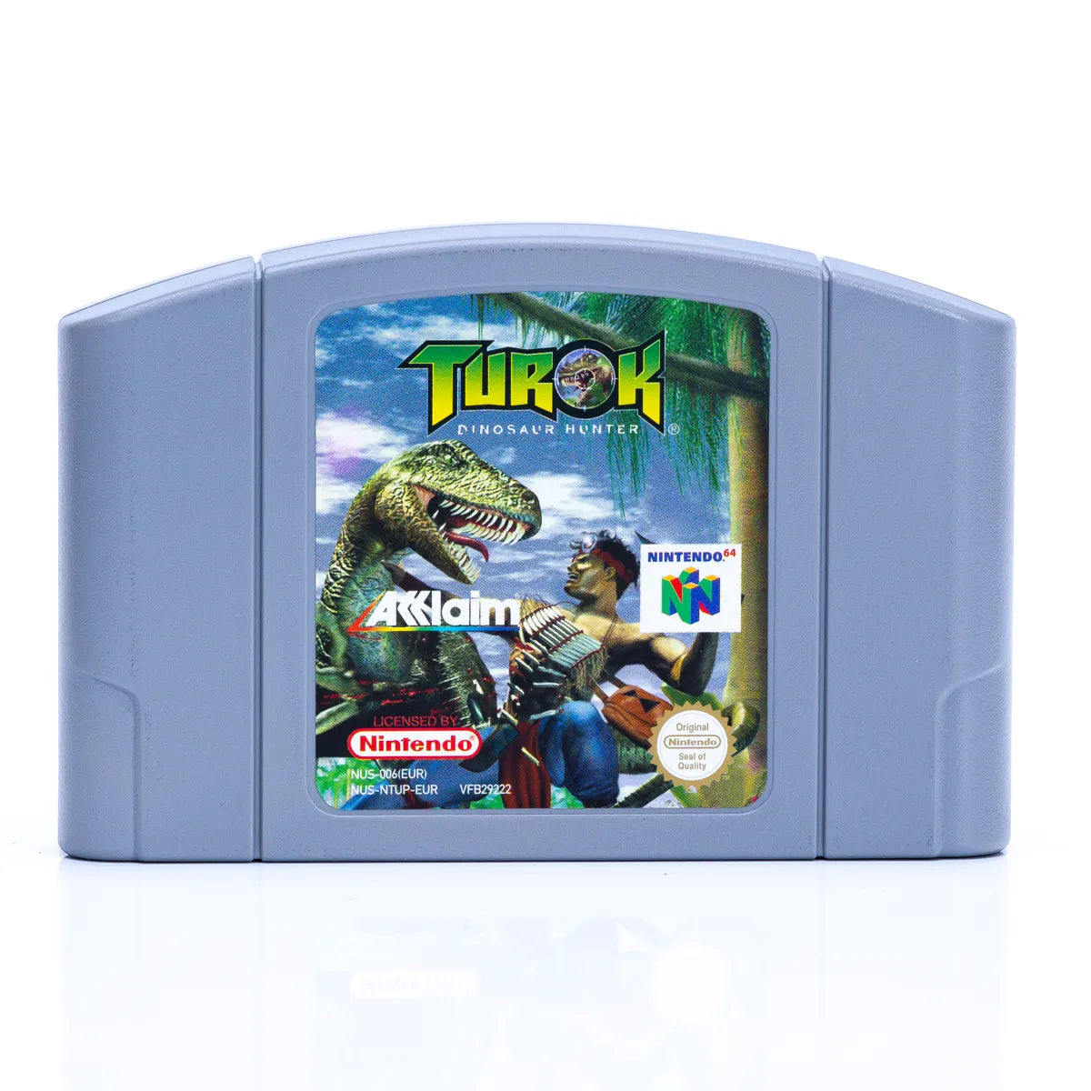 Turok Dinosaur Hunter - N64 spill (i eske) - Retrospillkongen
