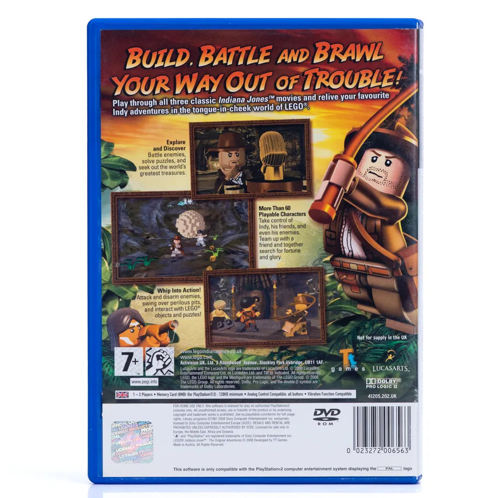 LEGO Indiana Jones: The Original Adventure - PS2 spill - Retrospillkongen