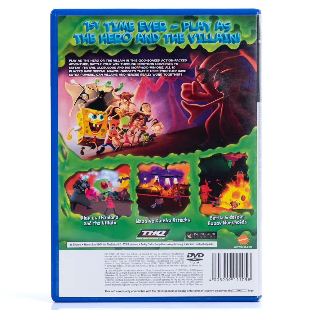 SpongeBob SquarePants Featuring Nicktoons: Globs of Doom - PS2 spill - Retrospillkongen