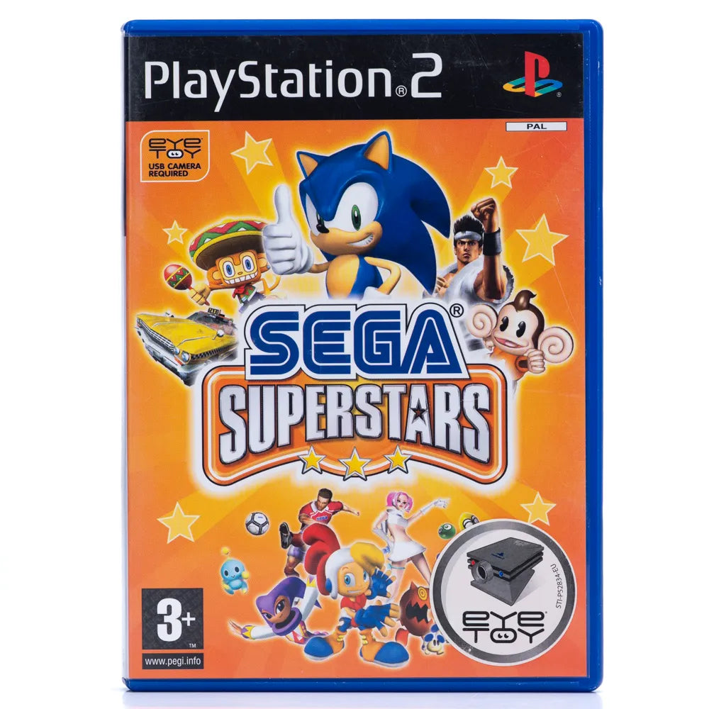 SEGA SuperStars - PS2 spill - Retrospillkongen