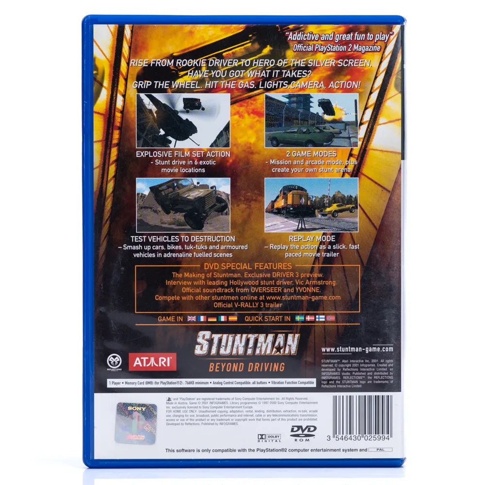 Stuntman - PS2 Spill - Retrospillkongen