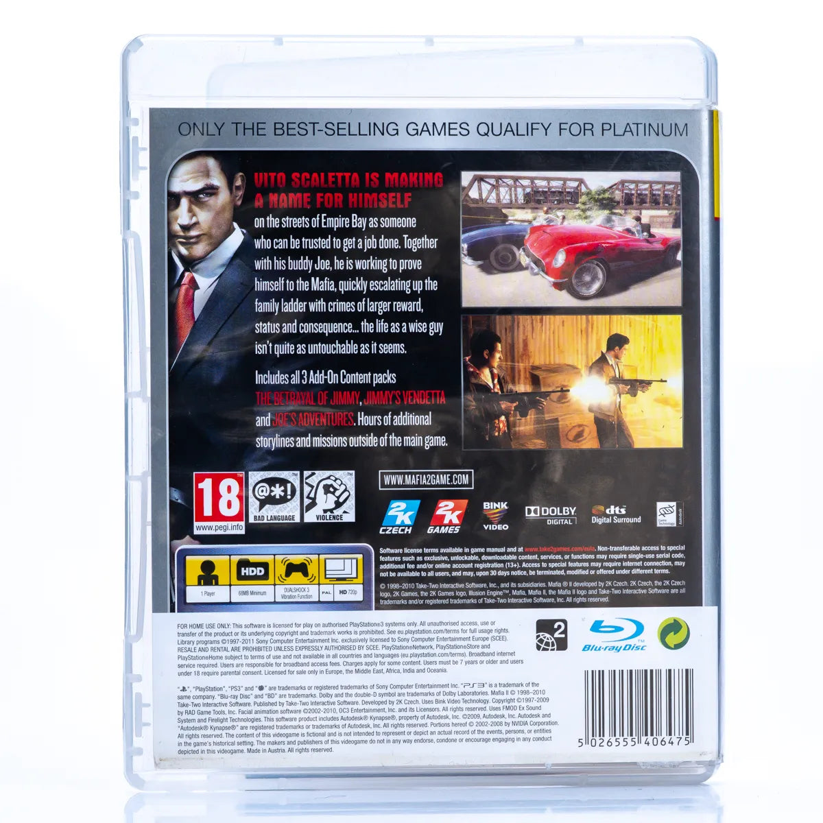 Mafia II - PS3 spill - Retrospillkongen