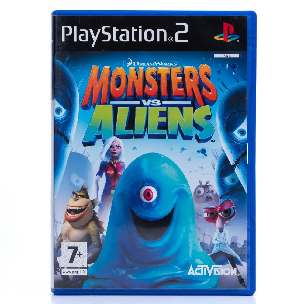 Monsters vs. Aliens - PS2 Spill - Retrospillkongen