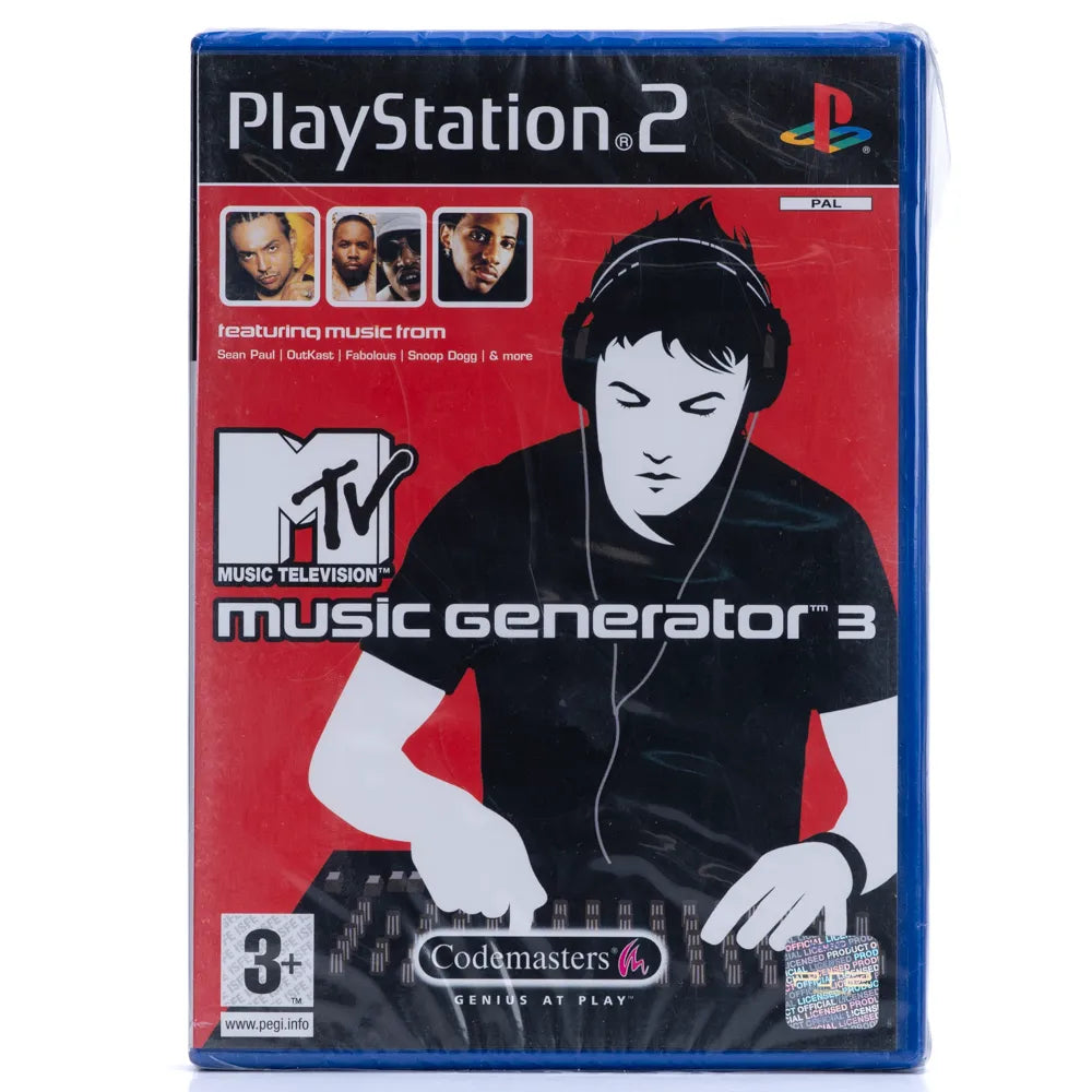 MTV Music Generator 3 (Forseglet) - PS2 spill