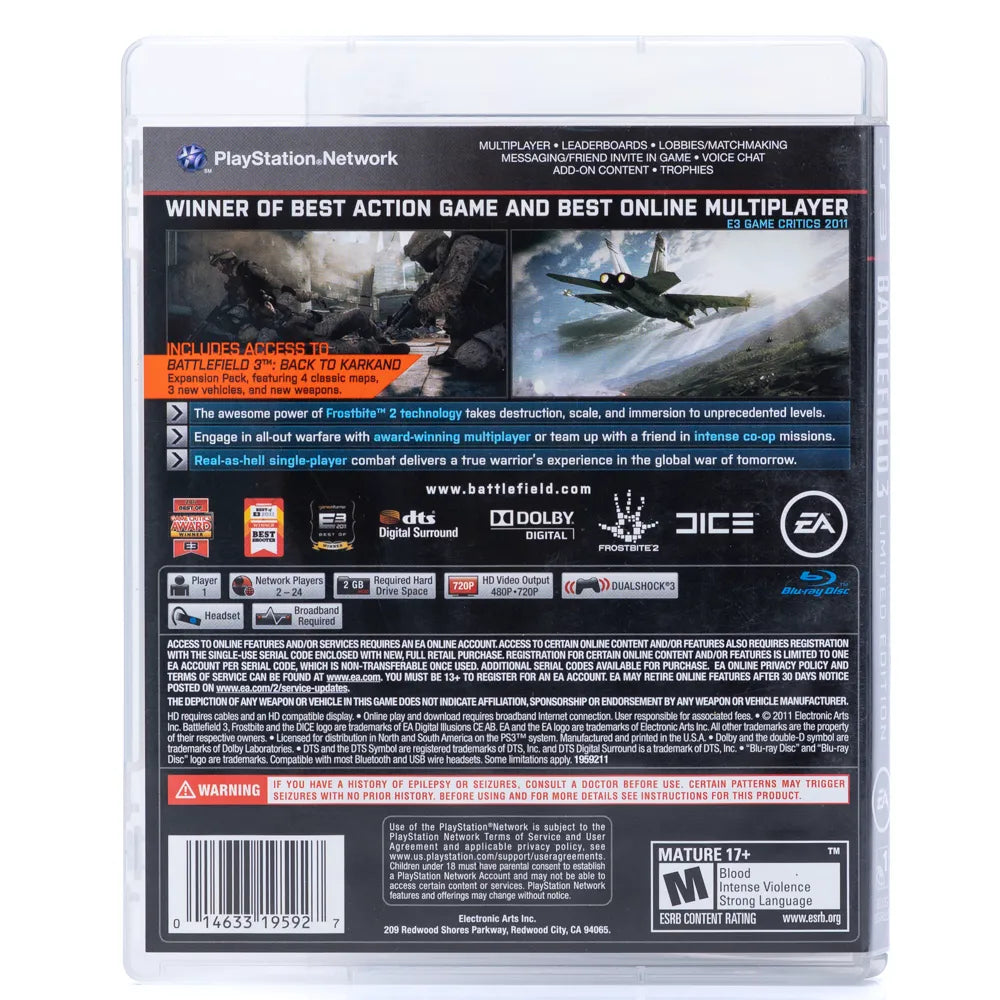 Battlefield 3 (NTSC-U, Regionfri) - PS3 spill - Retrospillkongen