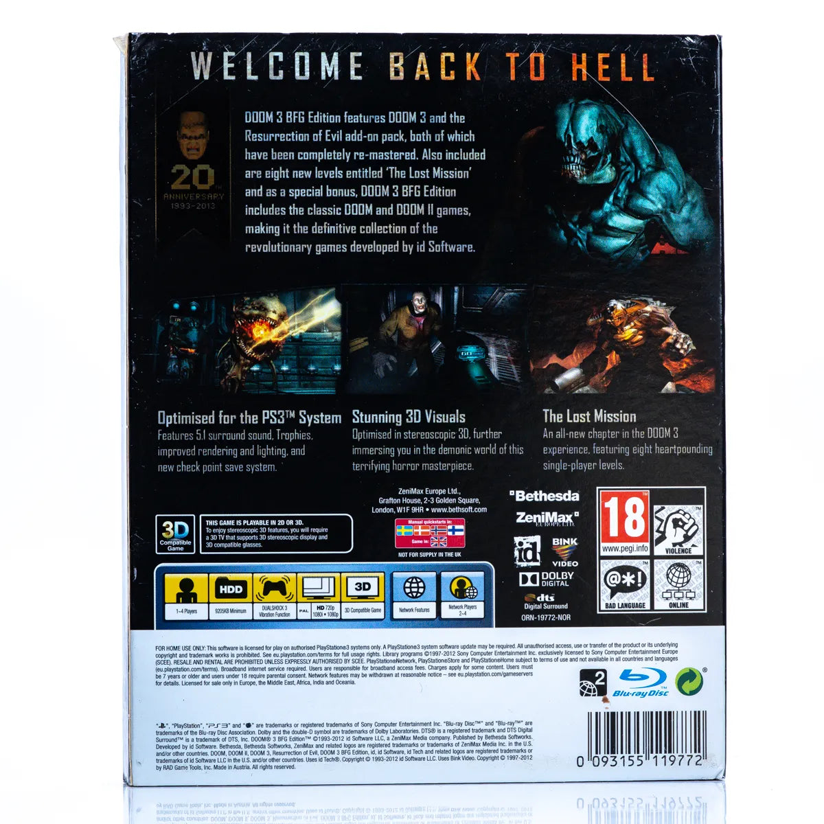 Doom 3: BFG Edition - PS3 spill - Retrospillkongen