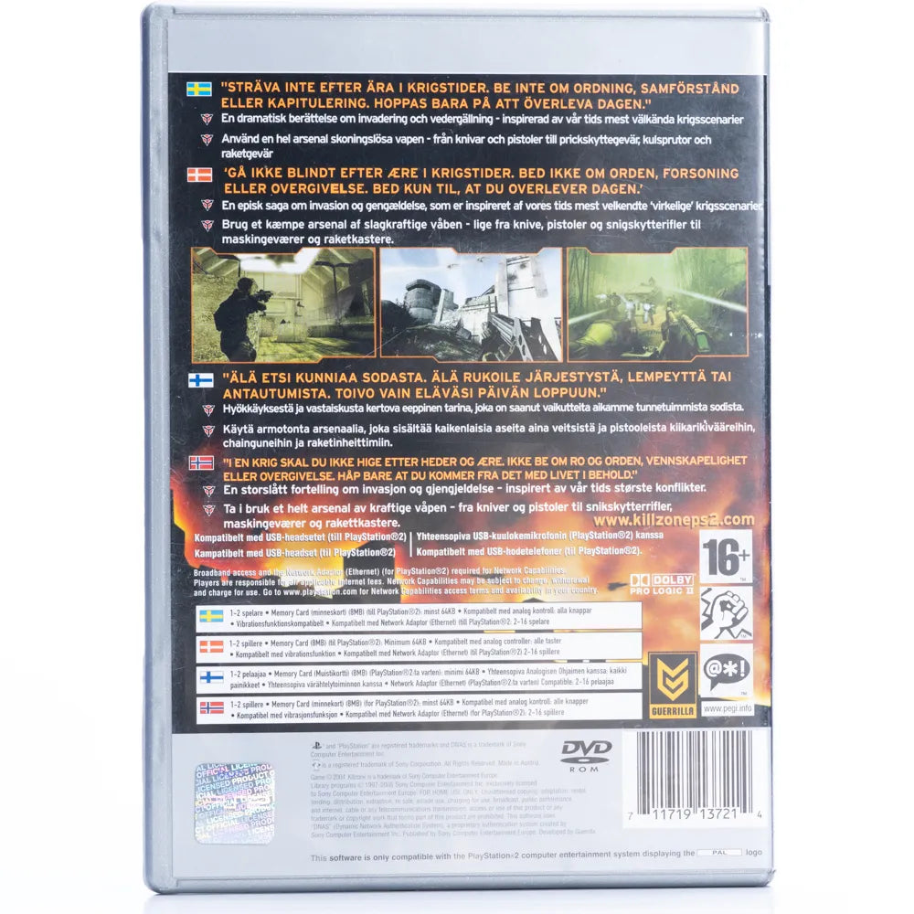 Killzone - PS2 spill - Retrospillkongen