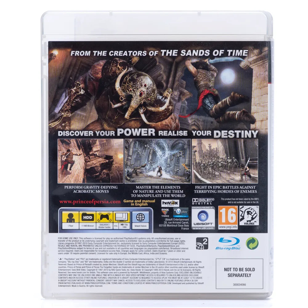 Prince of Persia: The Forgotten Sands - PS3 spill