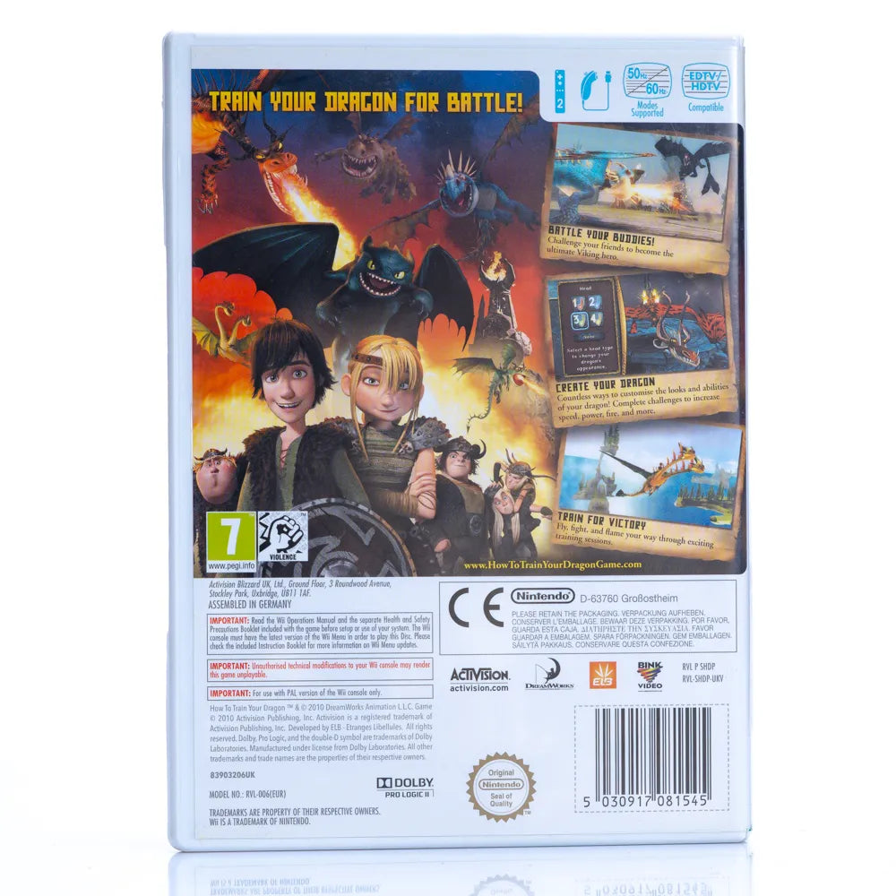 DreamWorks How To Train Your Dragon - Wii spill - Retrospillkongen