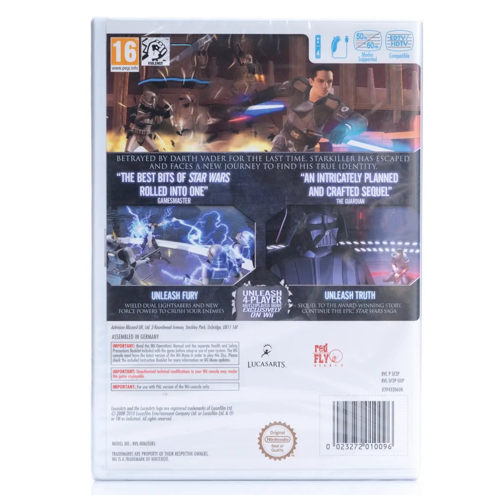 Star Wars: The Force Unleashed II - Wii Spill (Forseglet) - Retrospillkongen