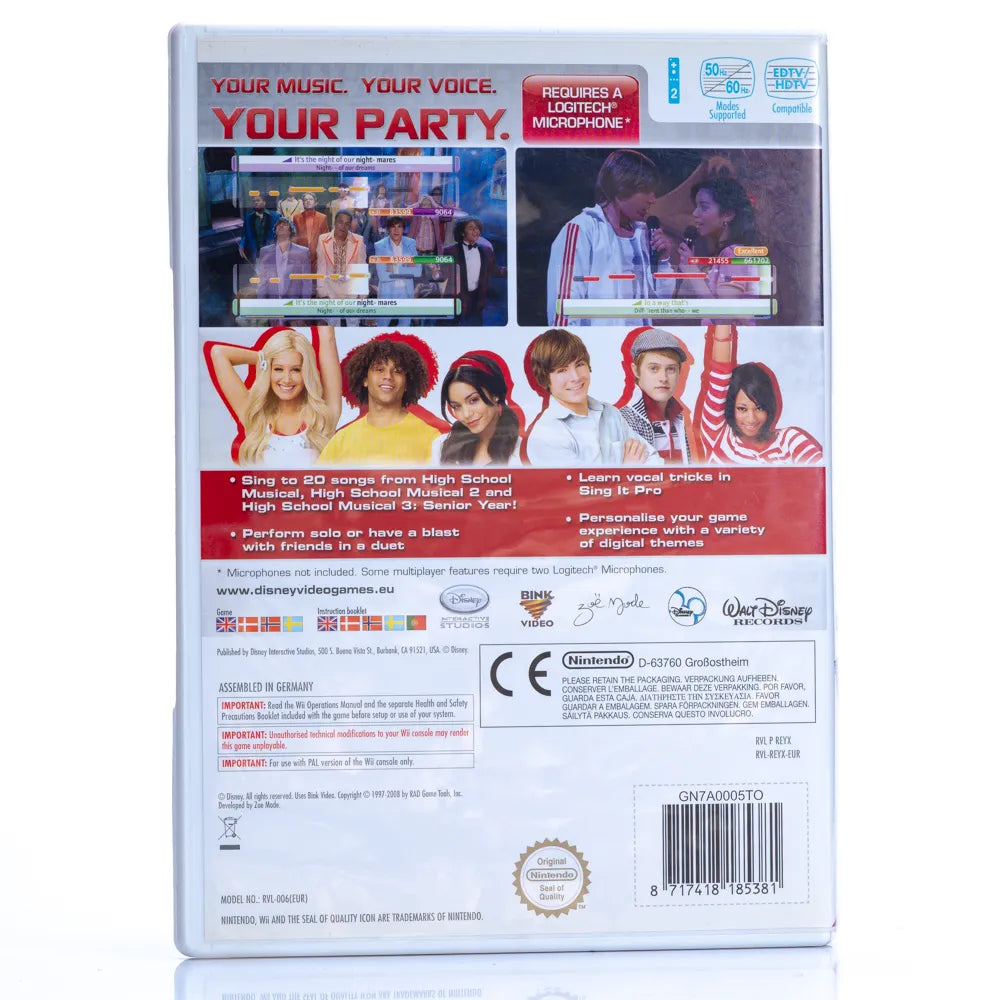 Disney Sing It: High School Musical 3 - Senior Year - Wii spill - Retrospillkongen