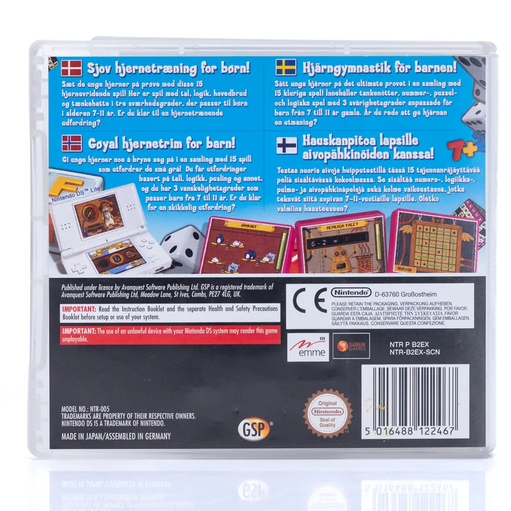 Junior Brain Trainer  - Nintendo DS spill - Retrospillkongen