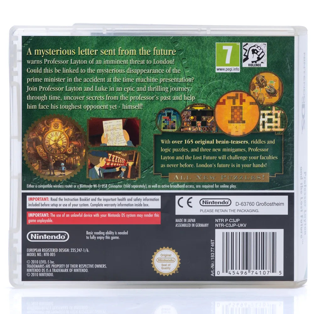 Professor Layton and the Lost Future - Nintendo DS spill