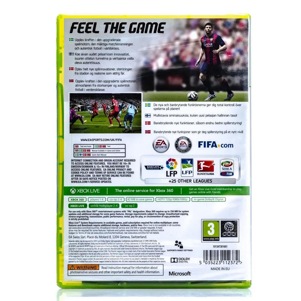 Fifa 15 - Xbox 360 spill (Forseglet) - Retrospillkongen