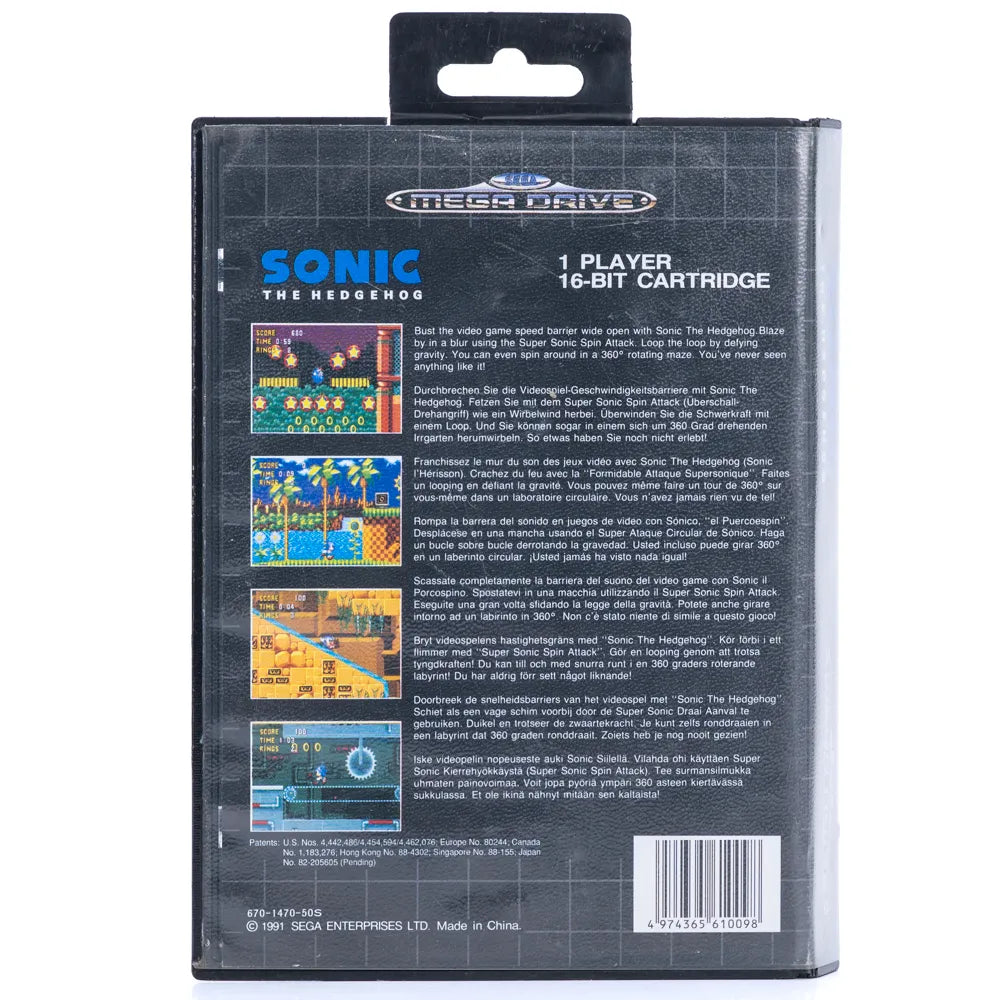 Sonic the Hedgehog - SEGA Mega Drive spill