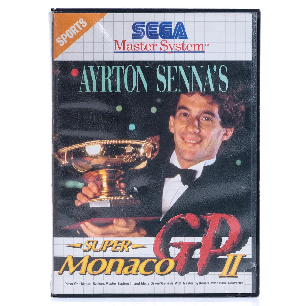 Ayrton Senna's Super Monaco GP II - Sega Master System spill - Retrospillkongen
