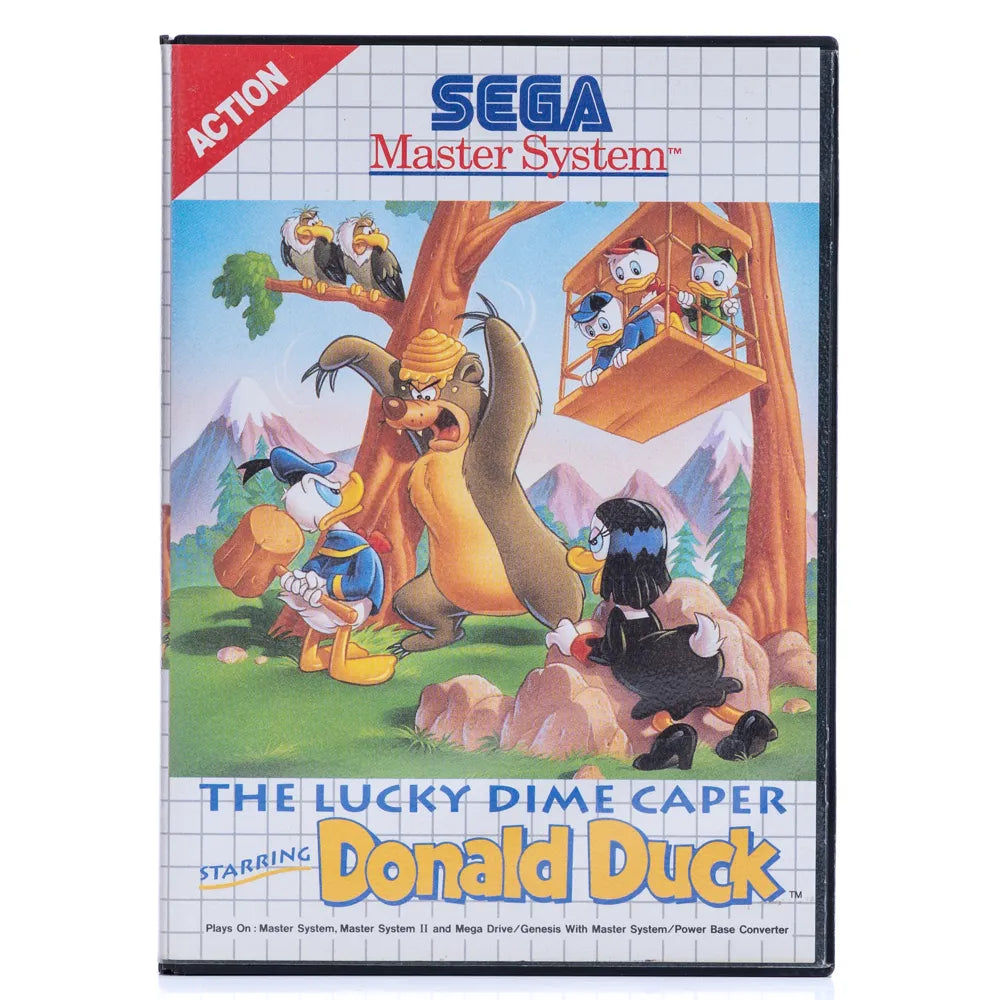 The Lucky Dime Caper starring Donald Duck - Sega Master System spill - Retrospillkongen